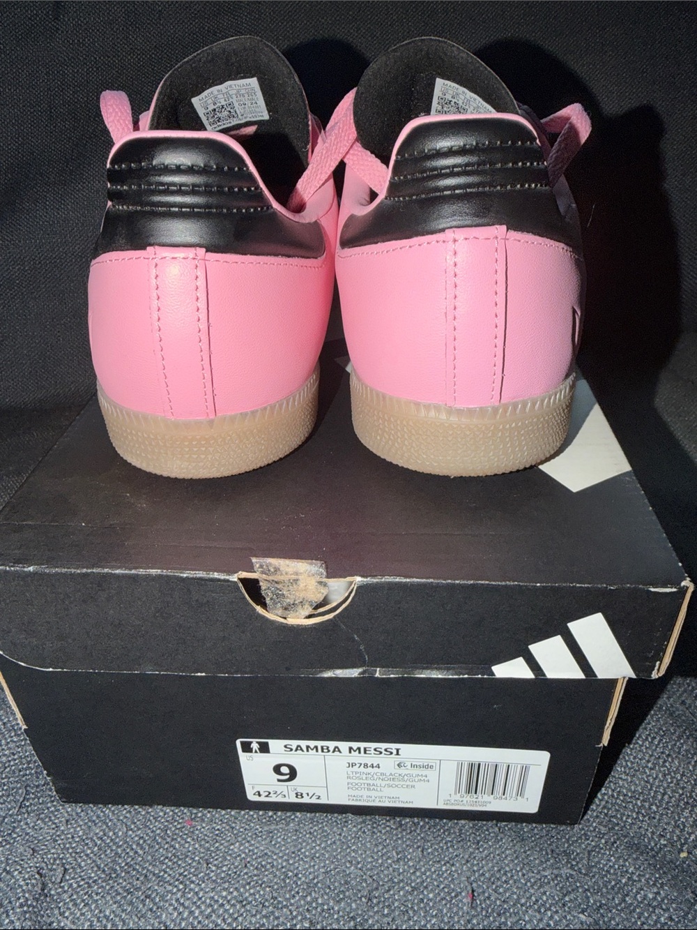 Adidas Samba Messi Sneakers sz 9m/10w - Picture 3 of 7